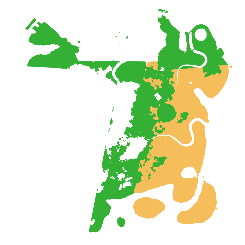 Biome Rust Map: Procedural Map, Size: 3550, Seed: 902378