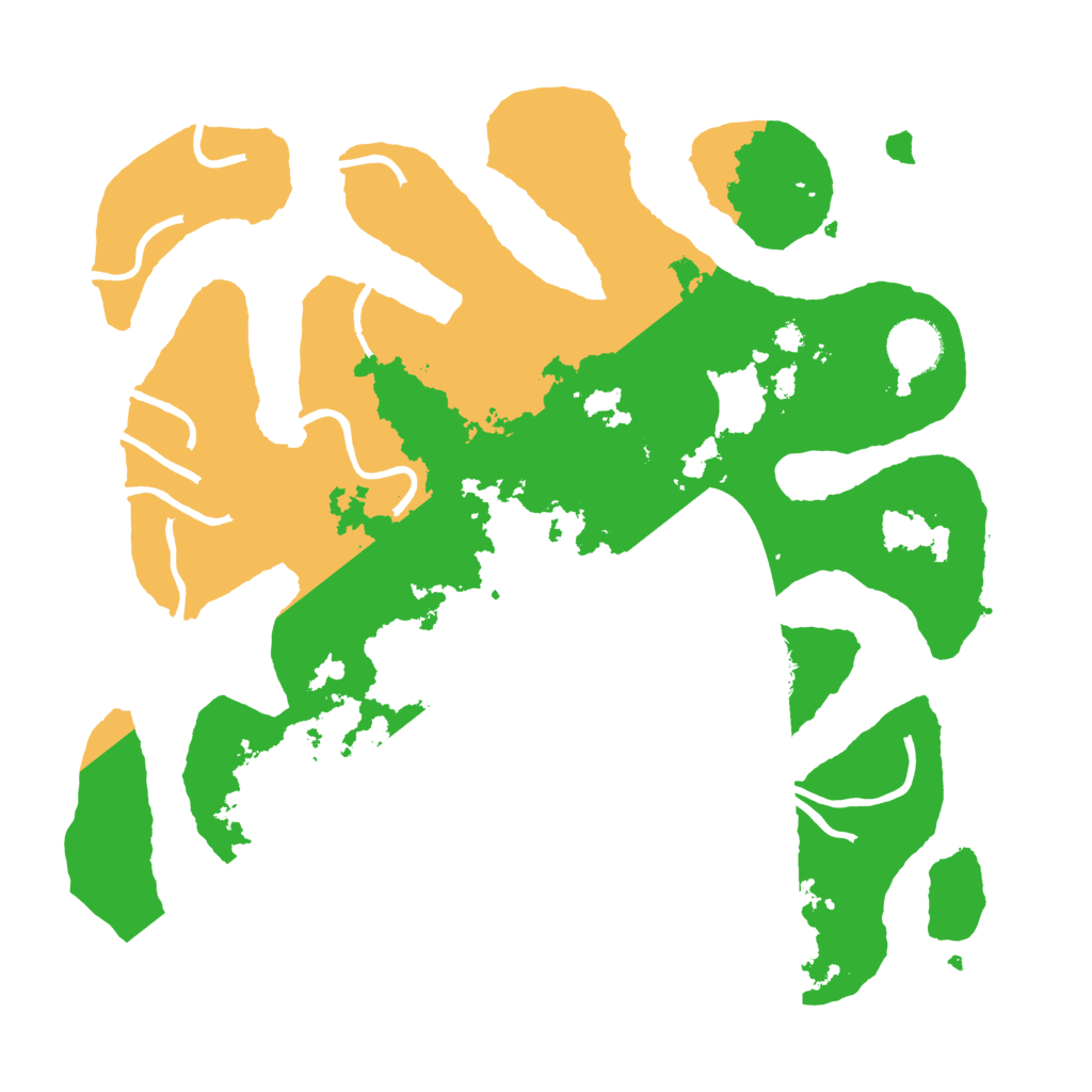 Biome Rust Map: Procedural Map, Size: 3500, Seed: 7636568