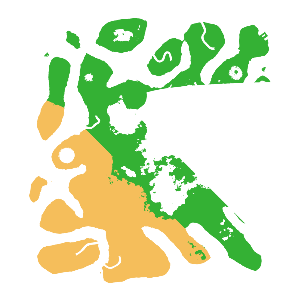 Biome Rust Map: Procedural Map, Size: 3500, Seed: 4169869