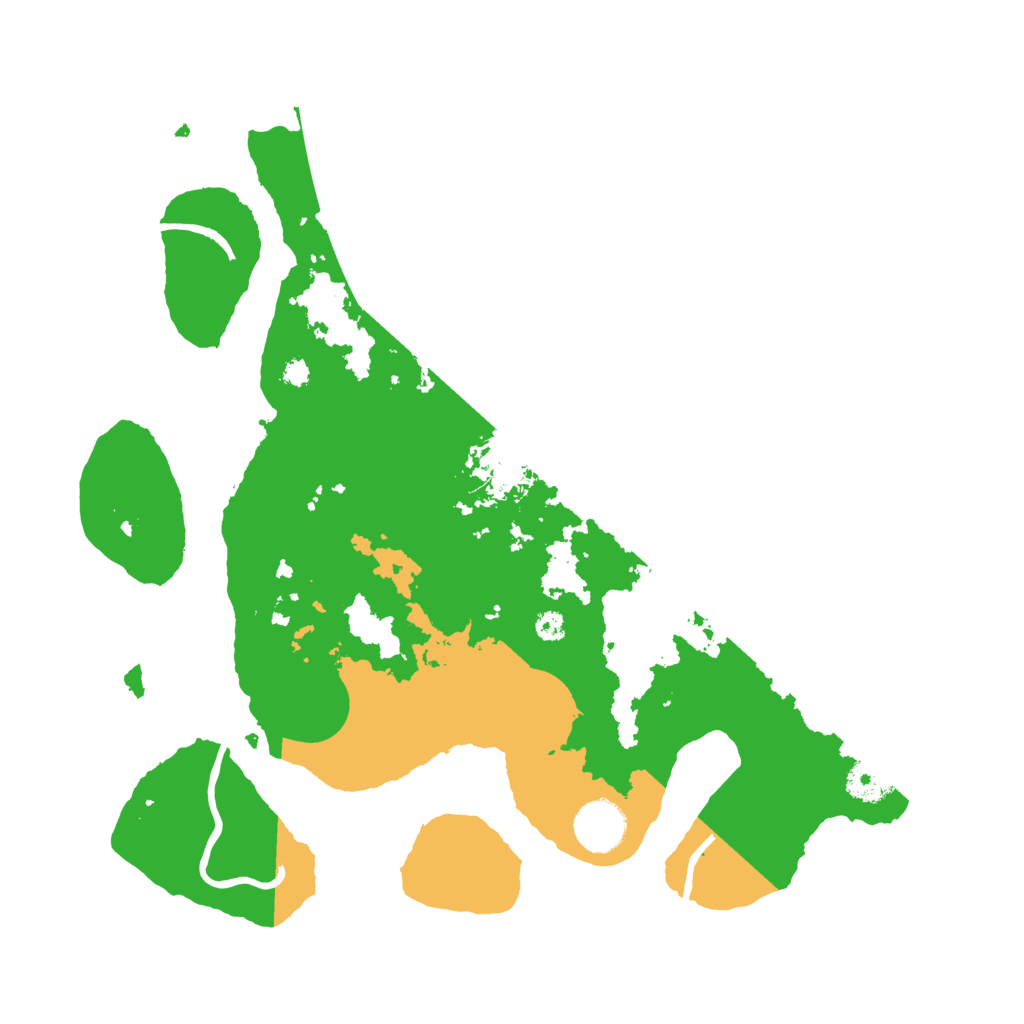 Biome Rust Map: Procedural Map, Size: 3500, Seed: 5790782