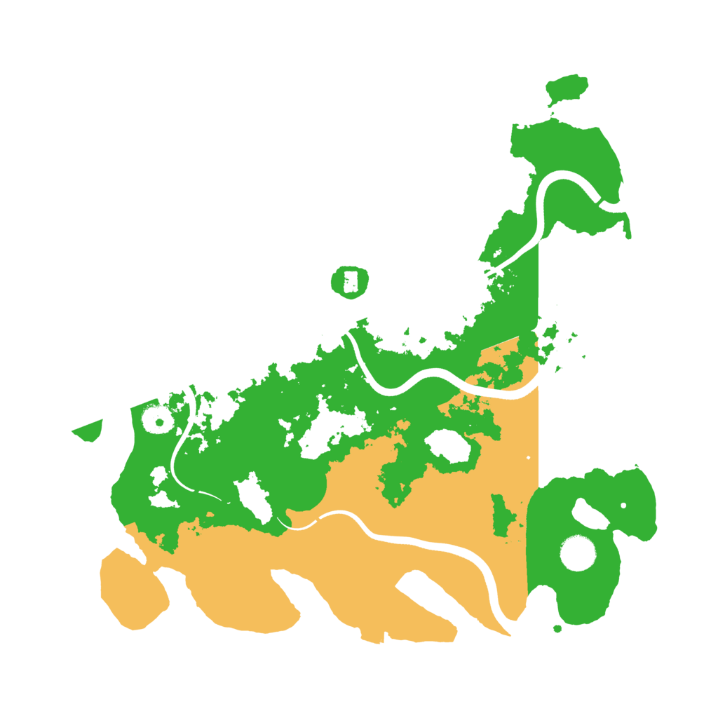 Biome Rust Map: Procedural Map, Size: 3600, Seed: 48338