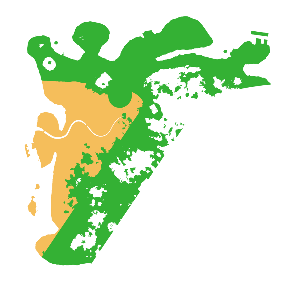 Biome Rust Map: Procedural Map, Size: 3500, Seed: 3327691