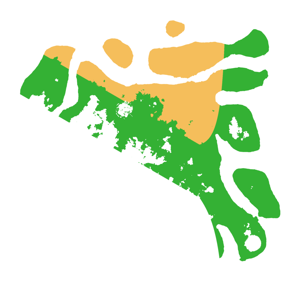 Biome Rust Map: Barren, Size: 3500, Seed: 2131056