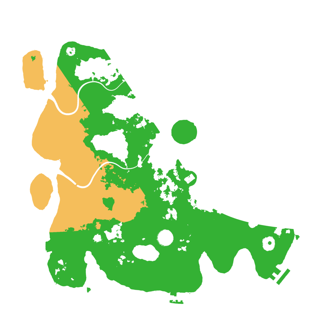 Biome Rust Map: Procedural Map, Size: 3500, Seed: 1426553