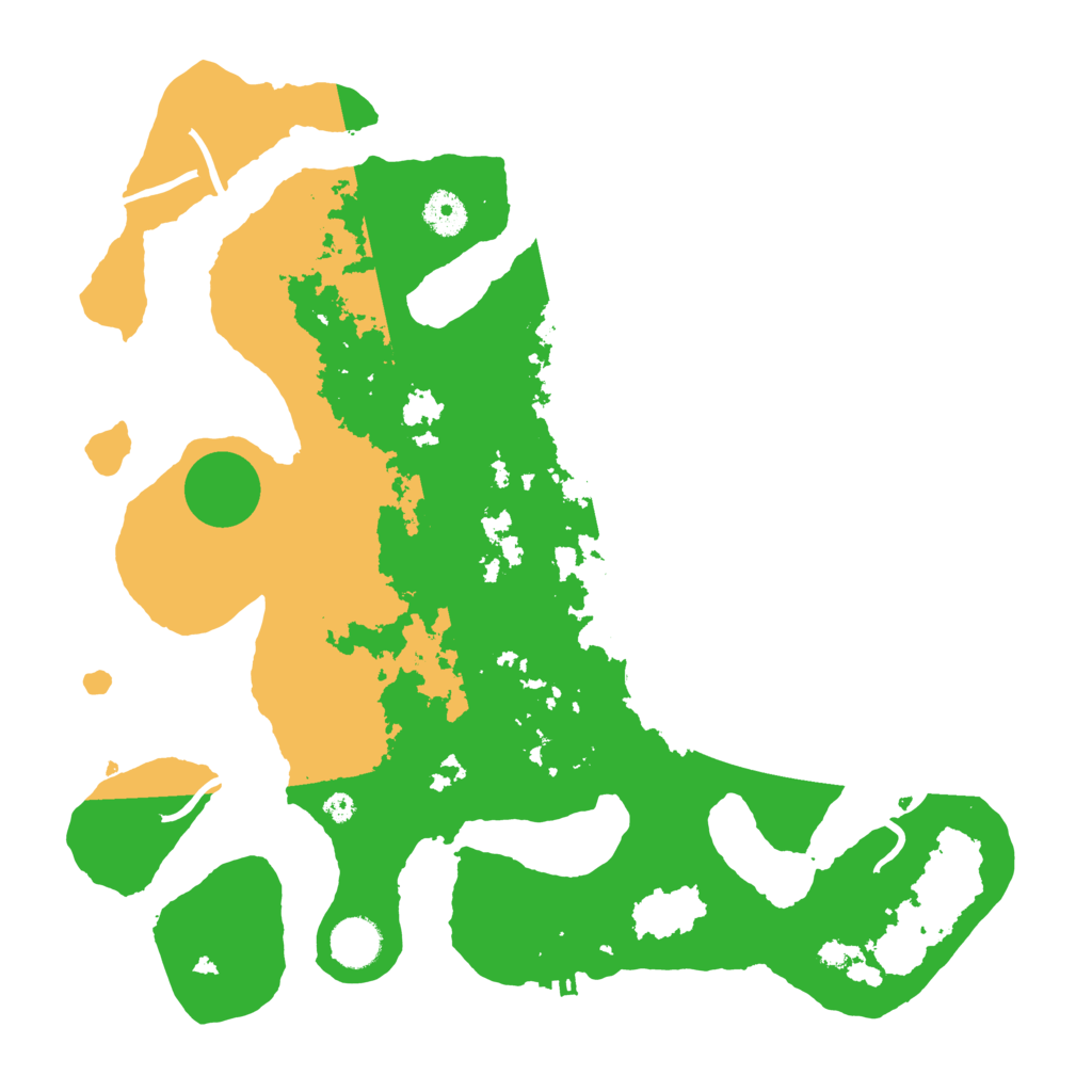 Biome Rust Map: Procedural Map, Size: 3800, Seed: 21666