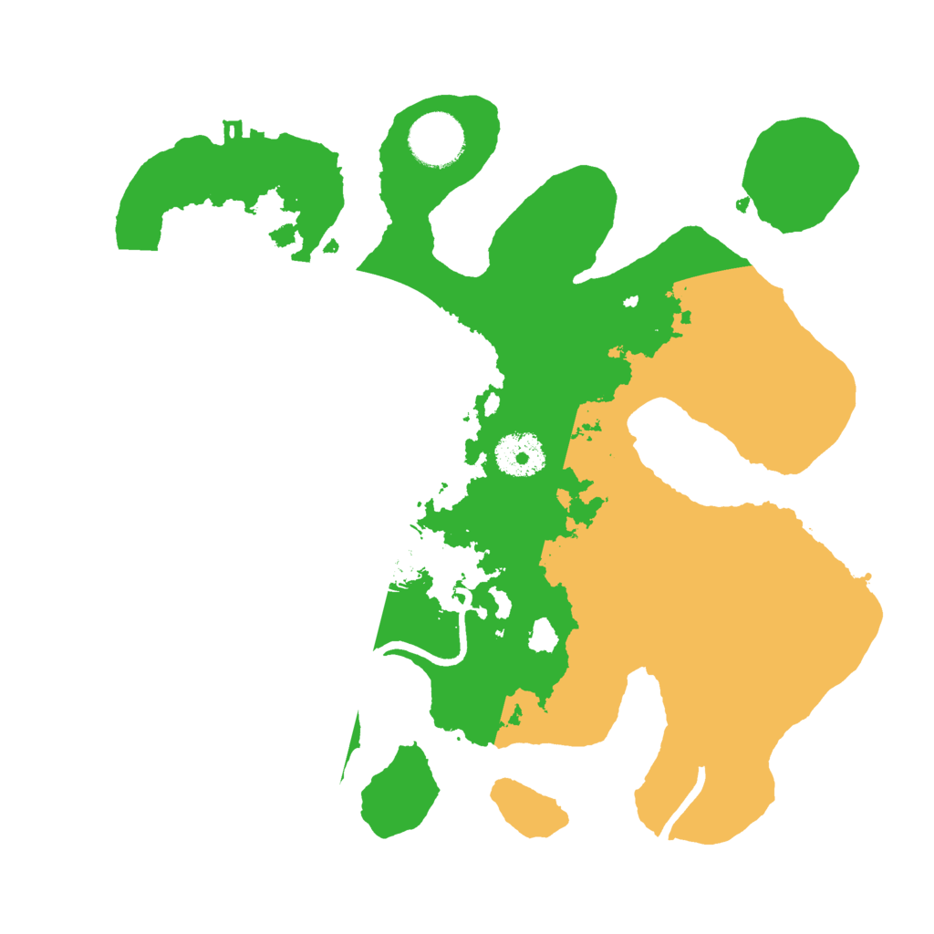 Biome Rust Map: Procedural Map, Size: 3000, Seed: 1422