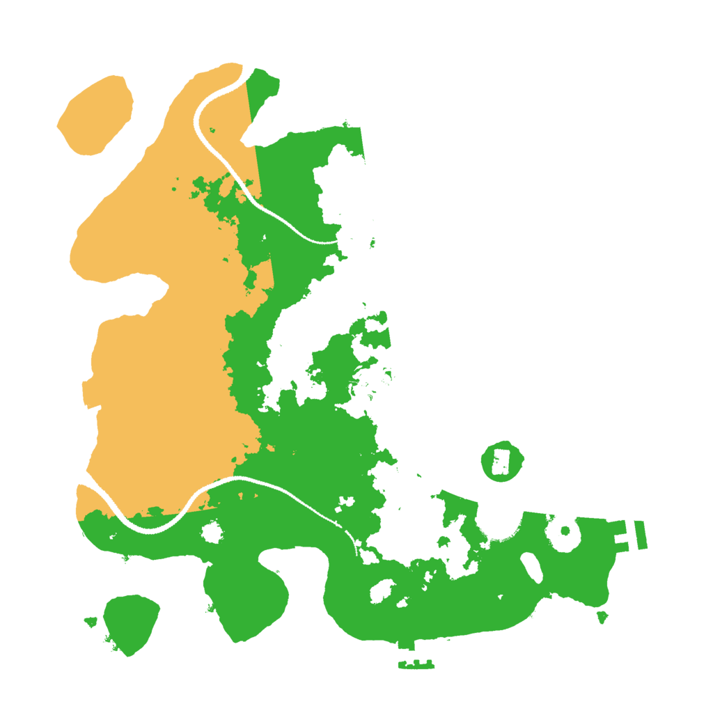 Biome Rust Map: Procedural Map, Size: 3000, Seed: 1011807695