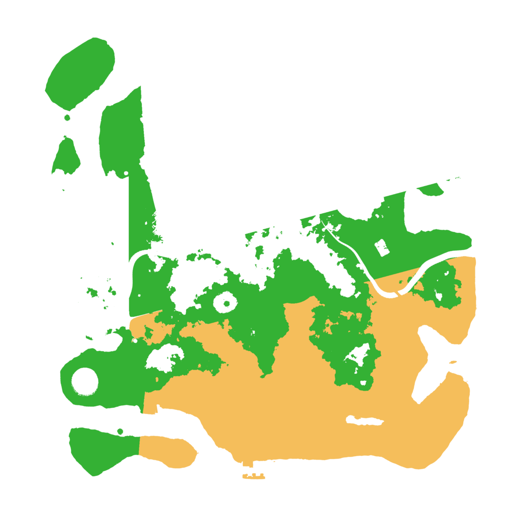 Biome Rust Map: Procedural Map, Size: 3500, Seed: 2886678