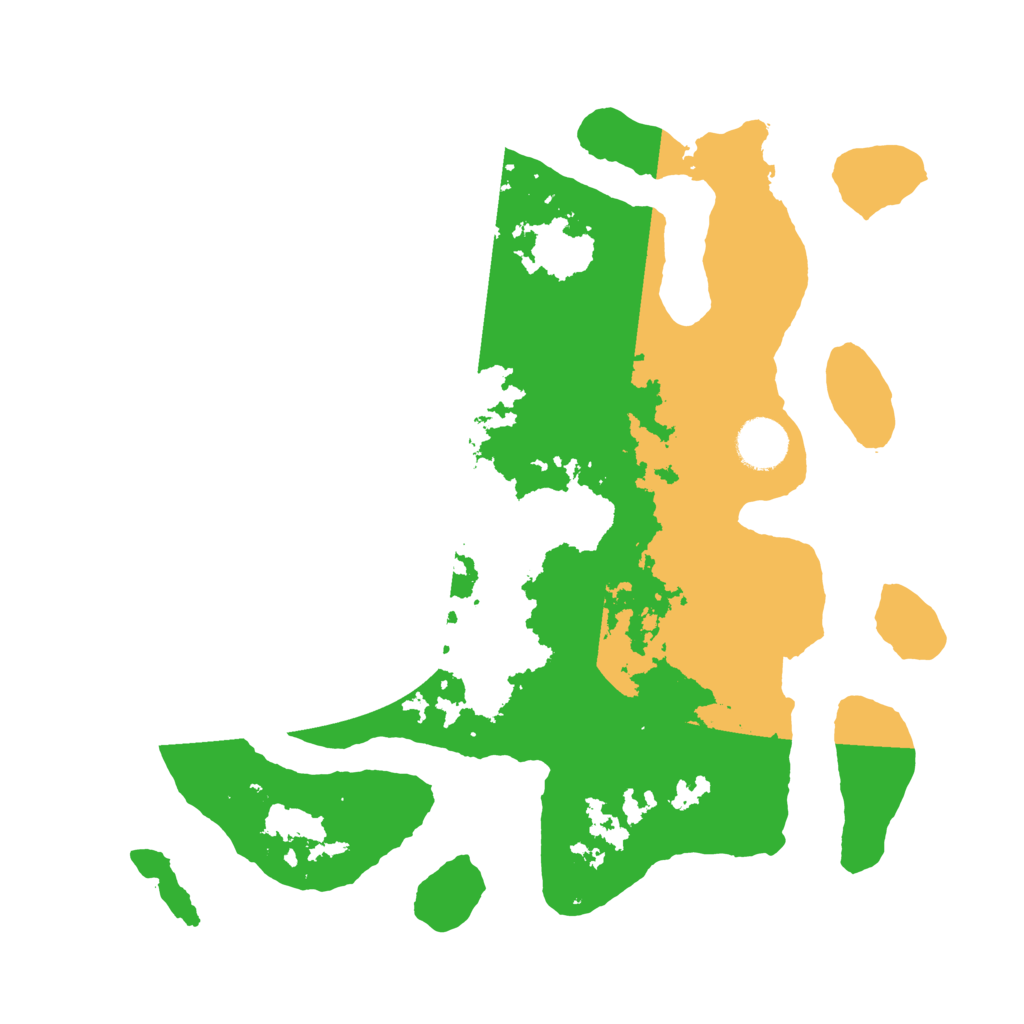 Biome Rust Map: Barren, Size: 3500, Seed: 1766778