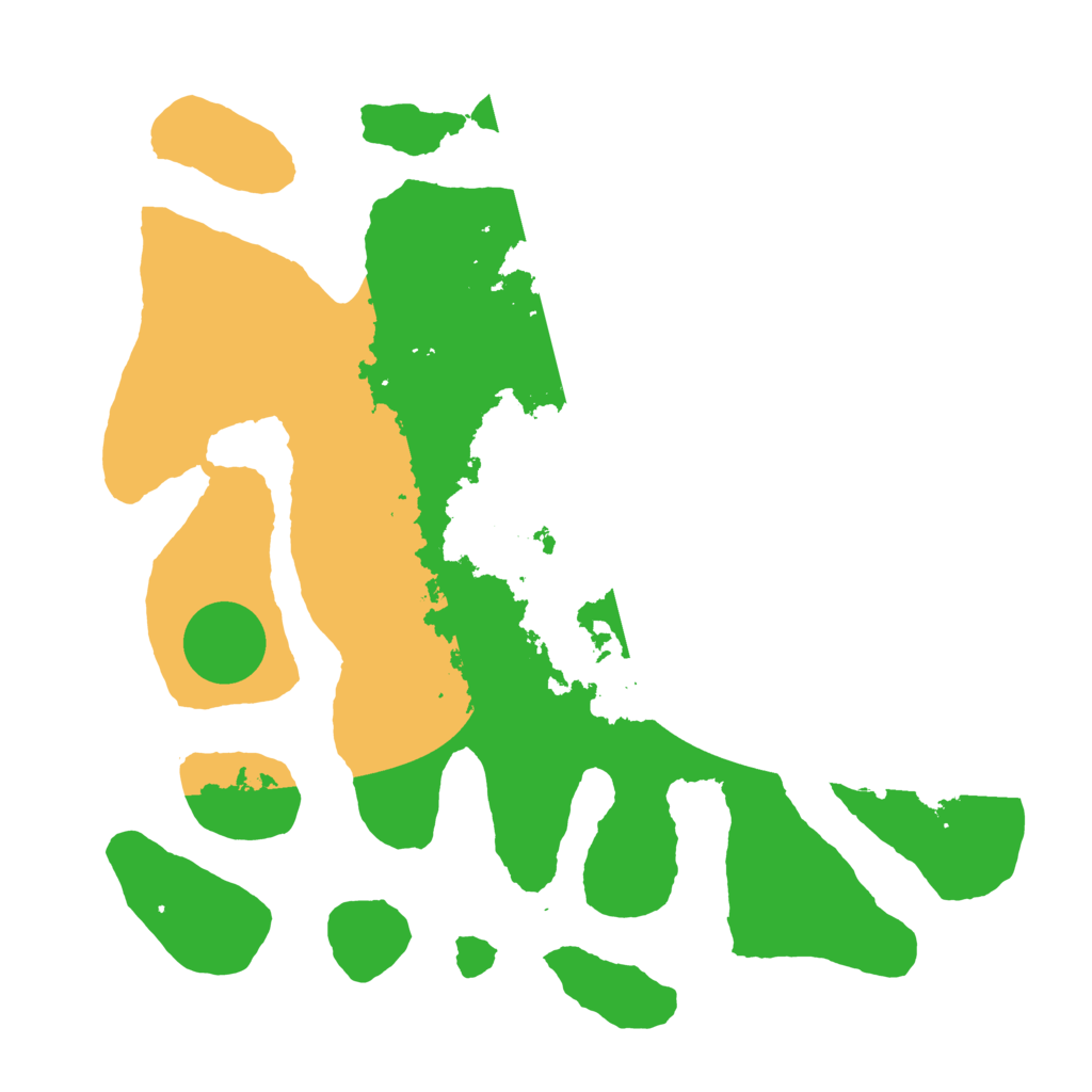 Biome Rust Map: Barren, Size: 3500, Seed: 3620547