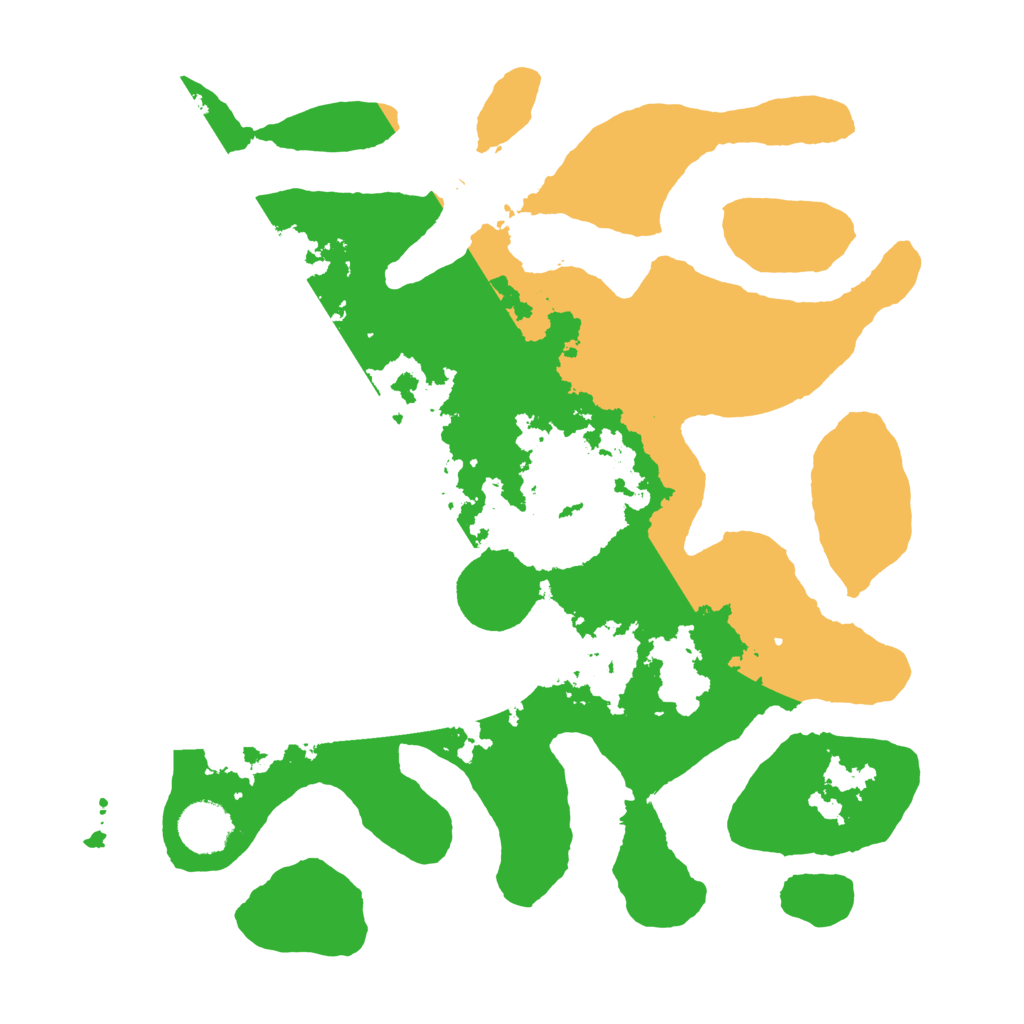 Biome Rust Map: Barren, Size: 3500, Seed: 4264930