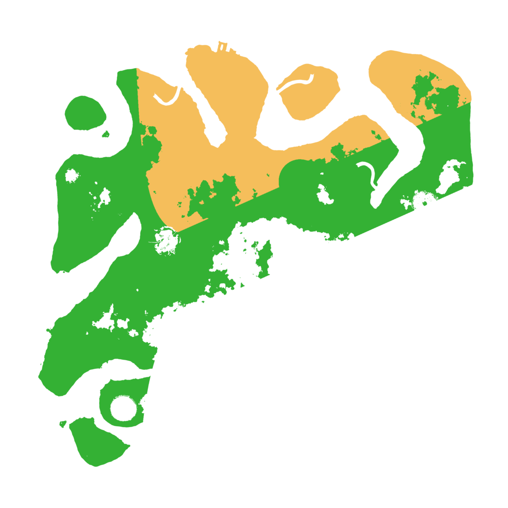 Biome Rust Map: Procedural Map, Size: 3500, Seed: 4920793