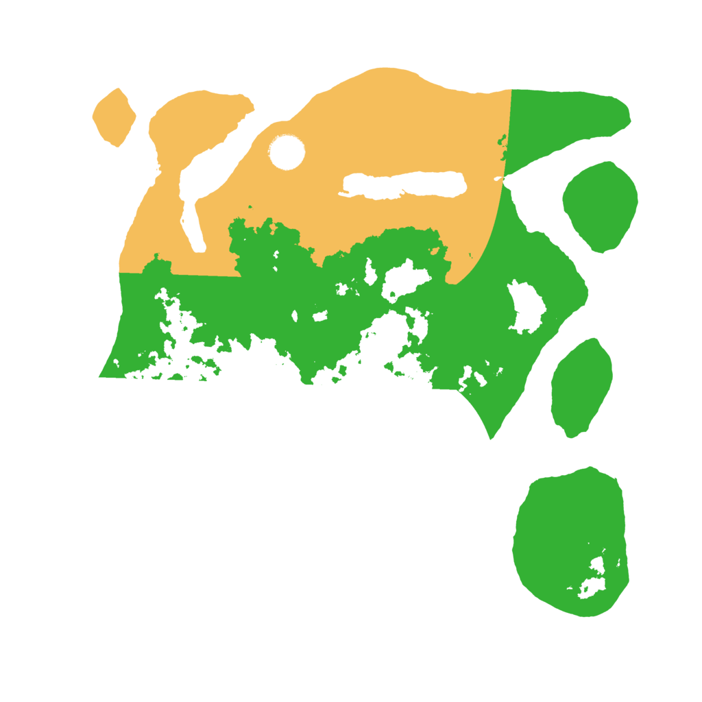 Biome Rust Map: Barren, Size: 3500, Seed: 4422316