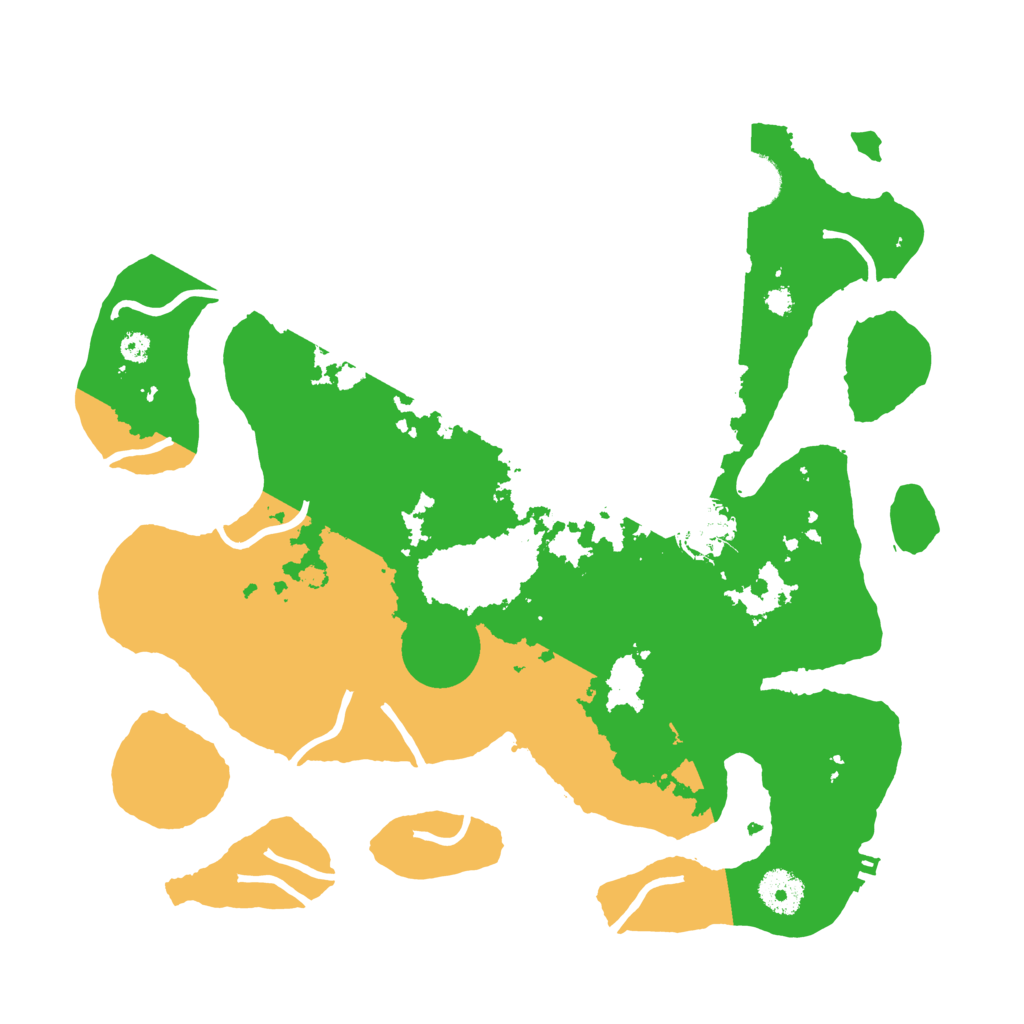 Biome Rust Map: Procedural Map, Size: 3500, Seed: 638783443