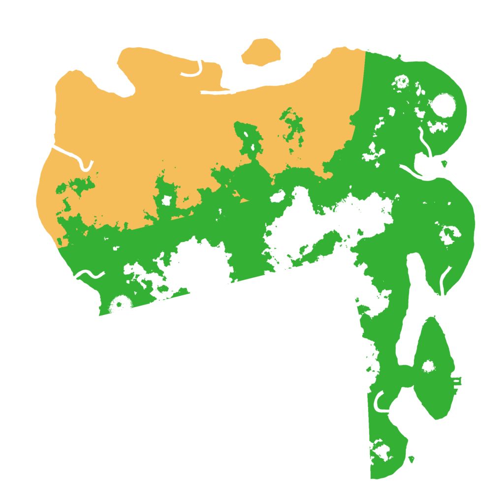Biome Rust Map: Procedural Map, Size: 3800, Seed: 594543092