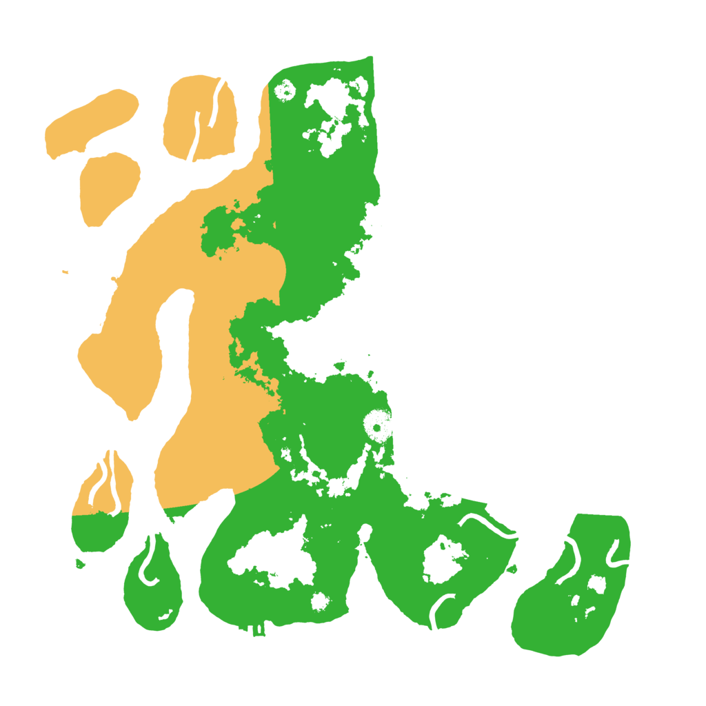 Biome Rust Map: Procedural Map, Size: 3550, Seed: 713210