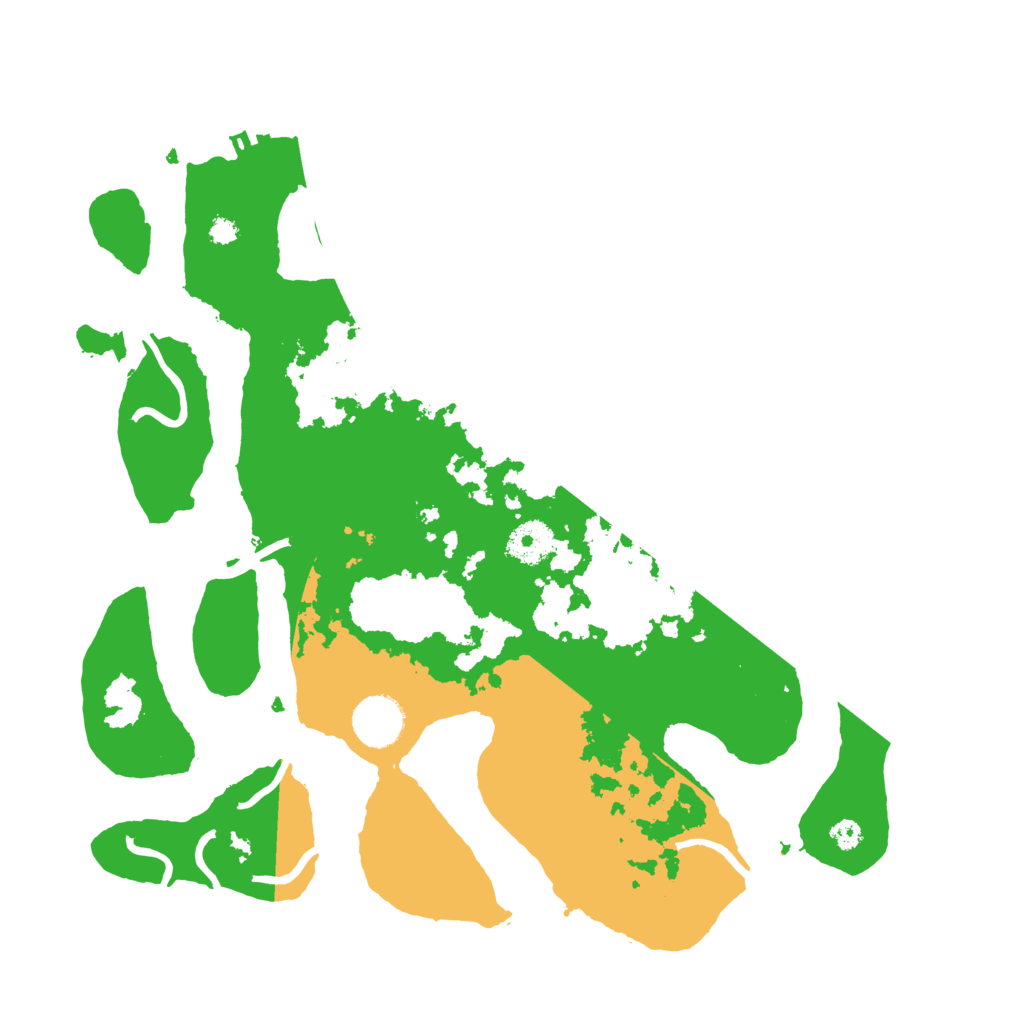 Biome Rust Map: Procedural Map, Size: 3500, Seed: 5620080