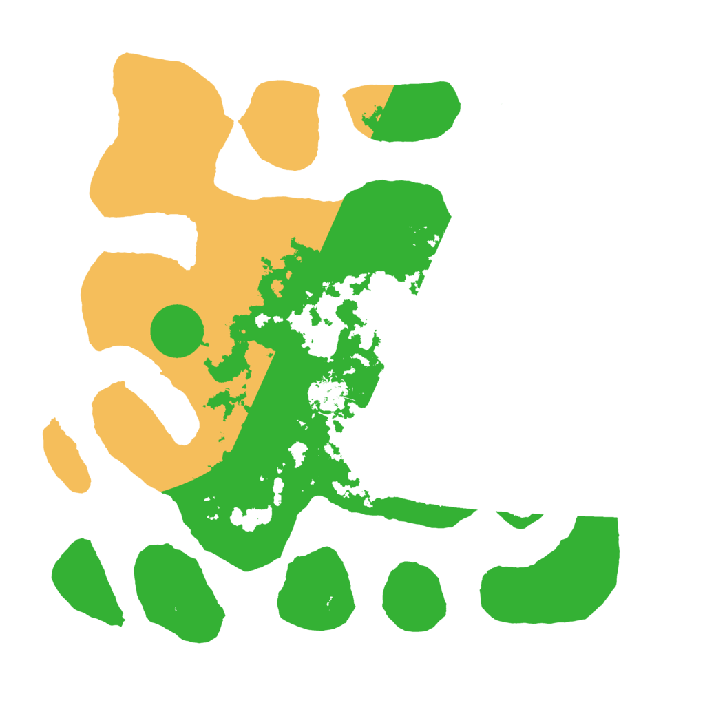 Biome Rust Map: Barren, Size: 3500, Seed: 3665460