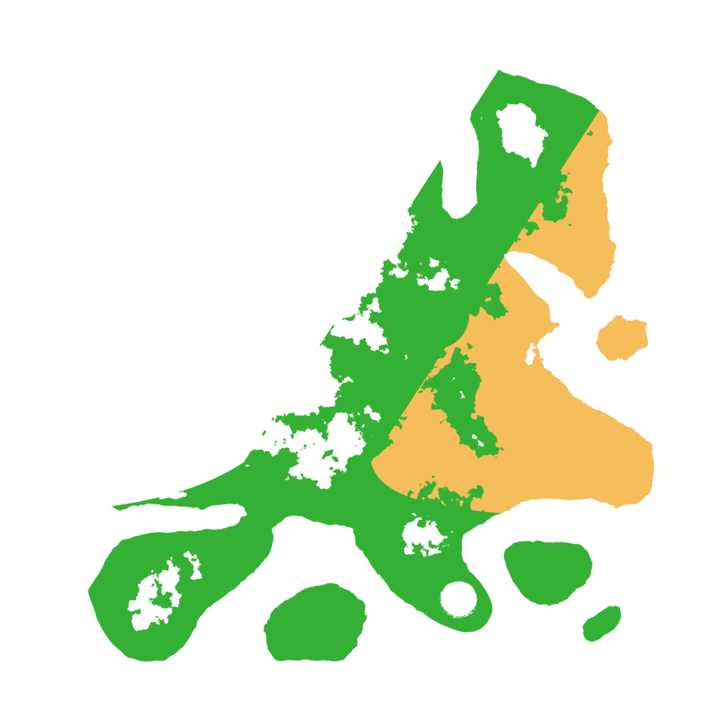 Biome Rust Map: Barren, Size: 3500, Seed: 4814724