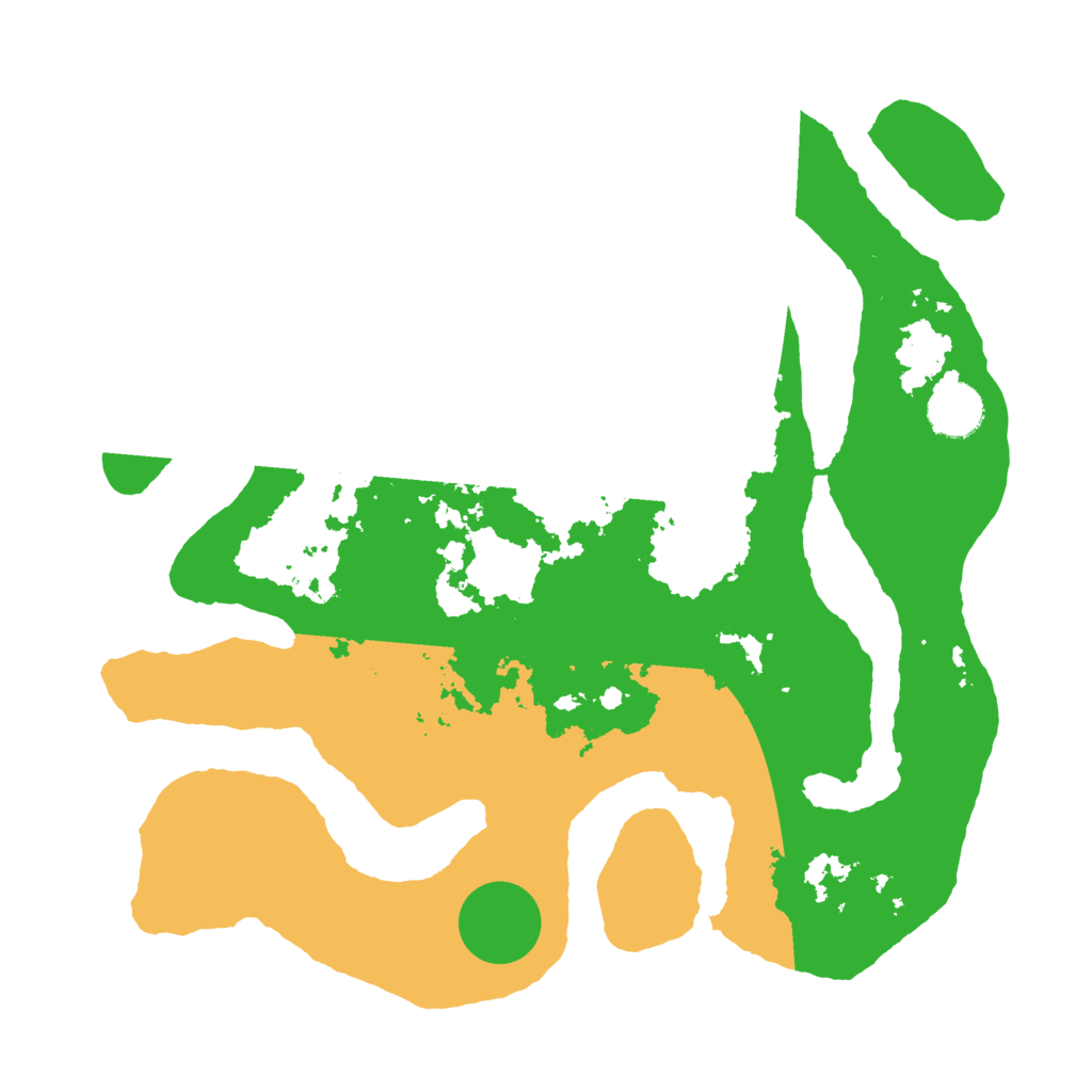 Biome Rust Map: Barren, Size: 3500, Seed: 2586248