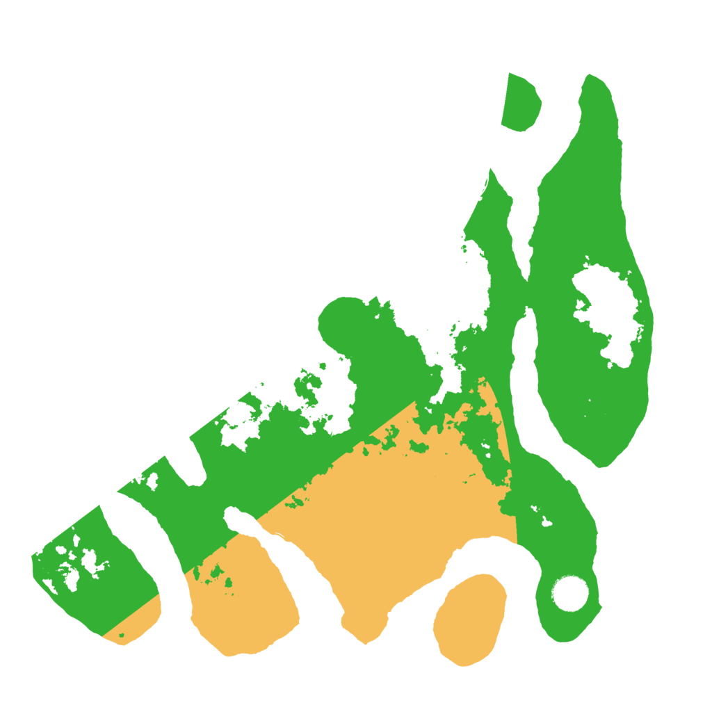 Biome Rust Map: Barren, Size: 3500, Seed: 248066