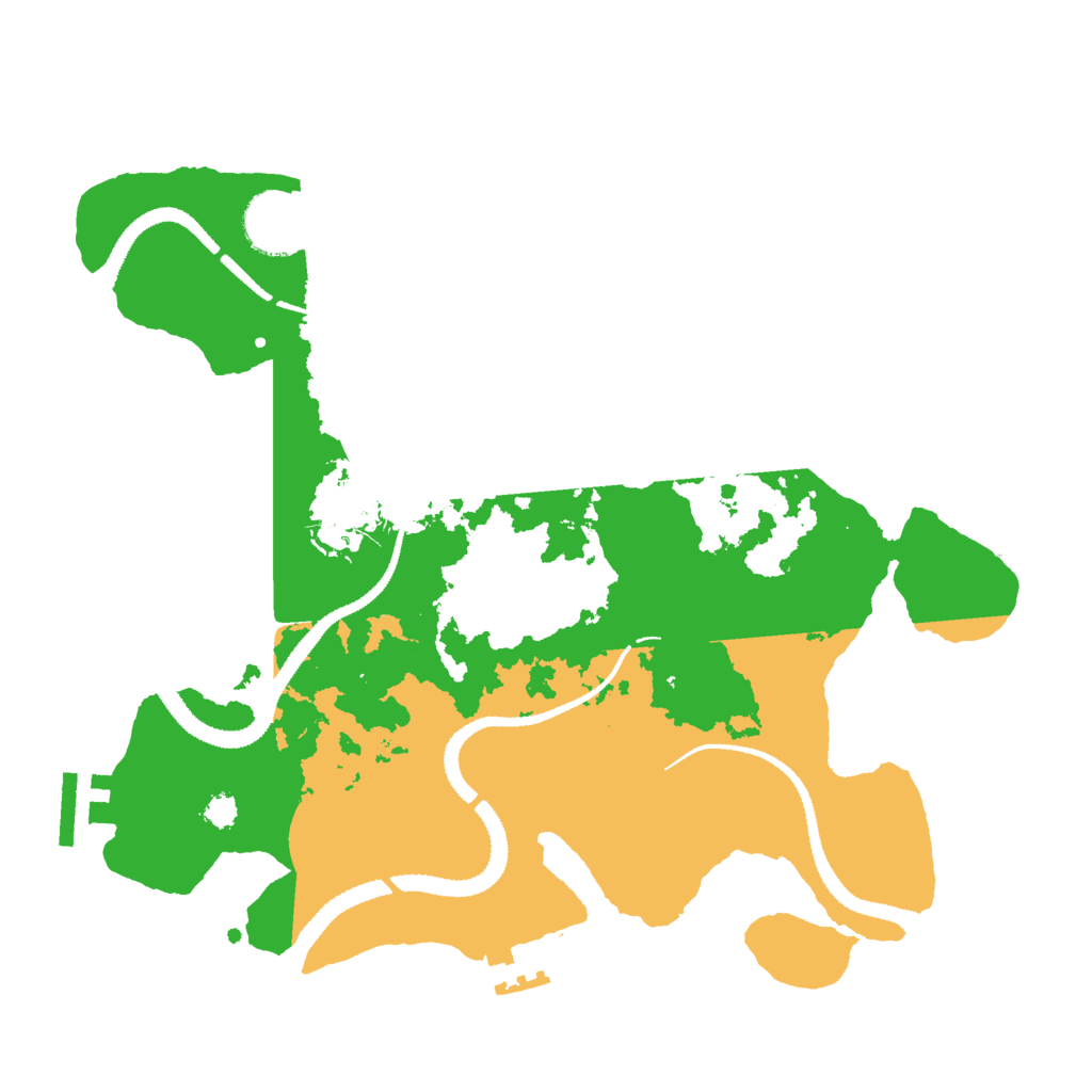 Biome Rust Map: Procedural Map, Size: 3000, Seed: 845089