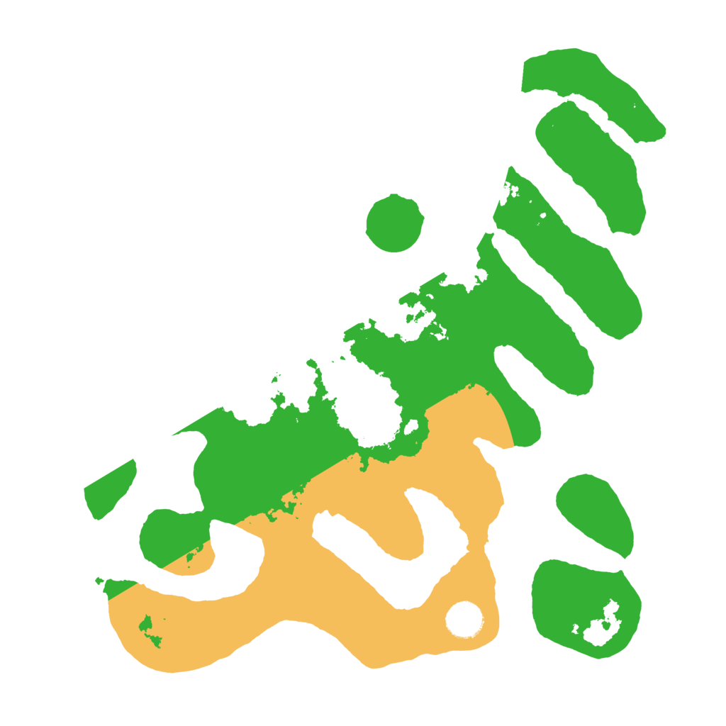 Biome Rust Map: Barren, Size: 3500, Seed: 5178747