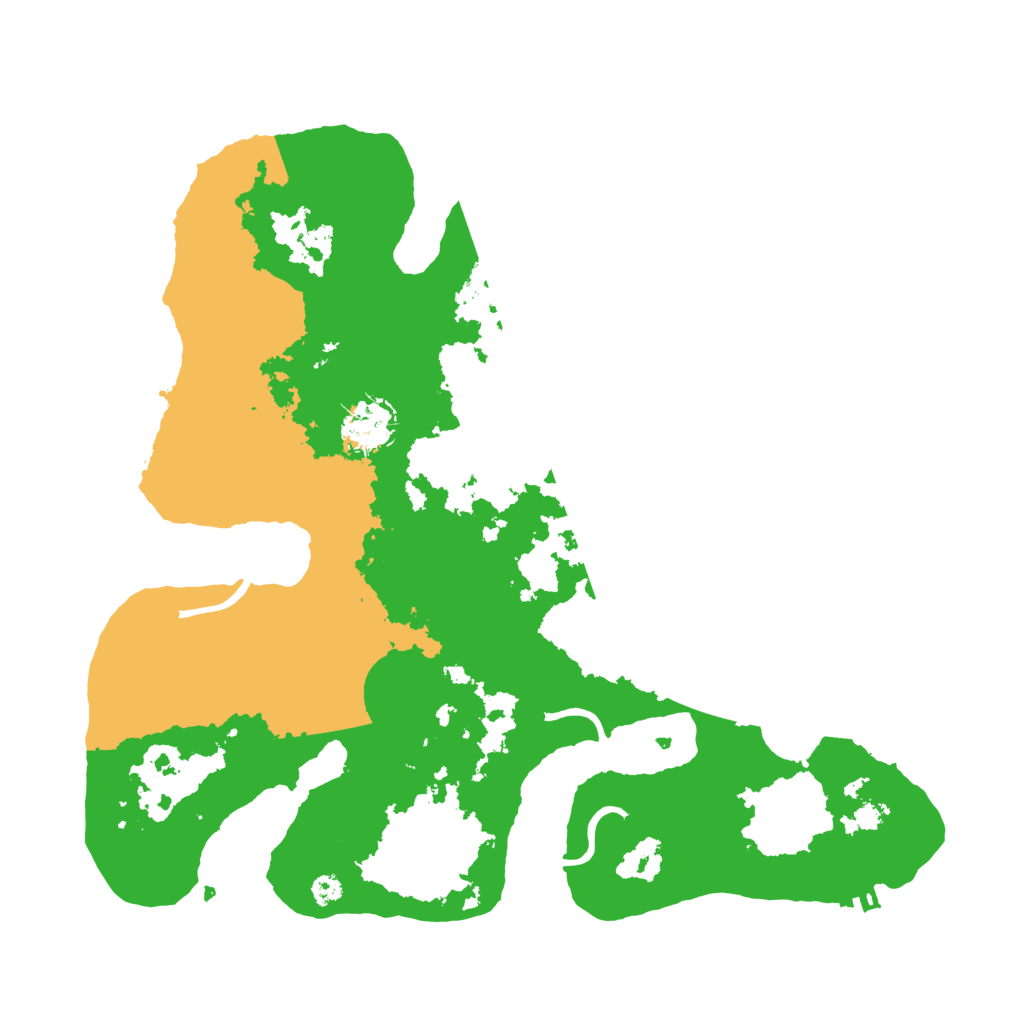 Biome Rust Map: Procedural Map, Size: 3500, Seed: 532203908