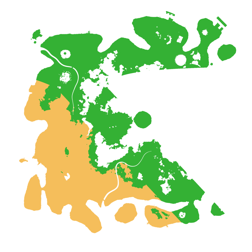 Biome Rust Map: Procedural Map, Size: 4000, Seed: 3378454