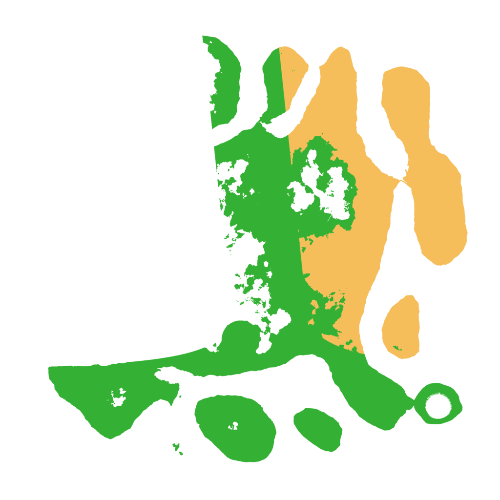 Biome Rust Map: Barren, Size: 3500, Seed: 5257510