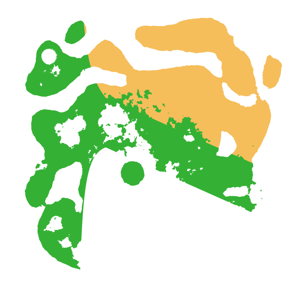 Biome Rust Map: Barren, Size: 3500, Seed: 4195194