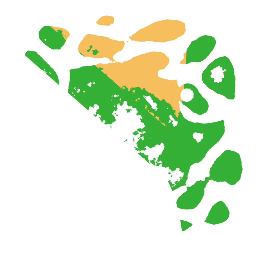 Biome Rust Map: Barren, Size: 3500, Seed: 831960