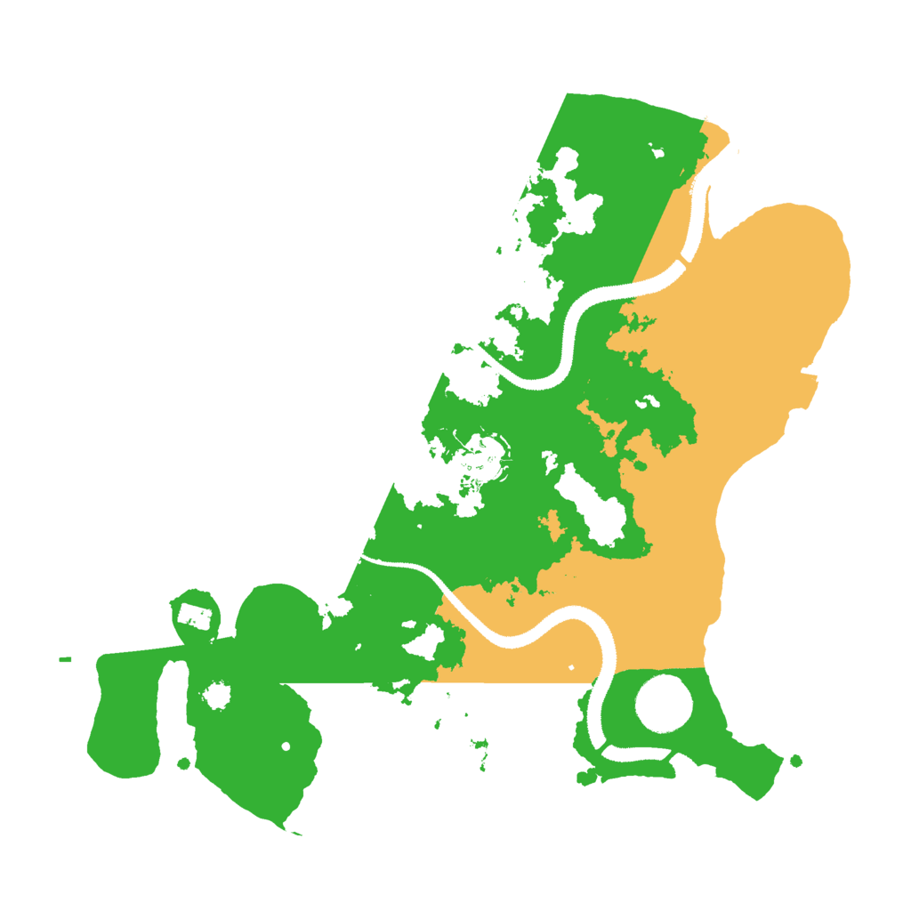Biome Rust Map: Procedural Map, Size: 3000, Seed: 1655603350