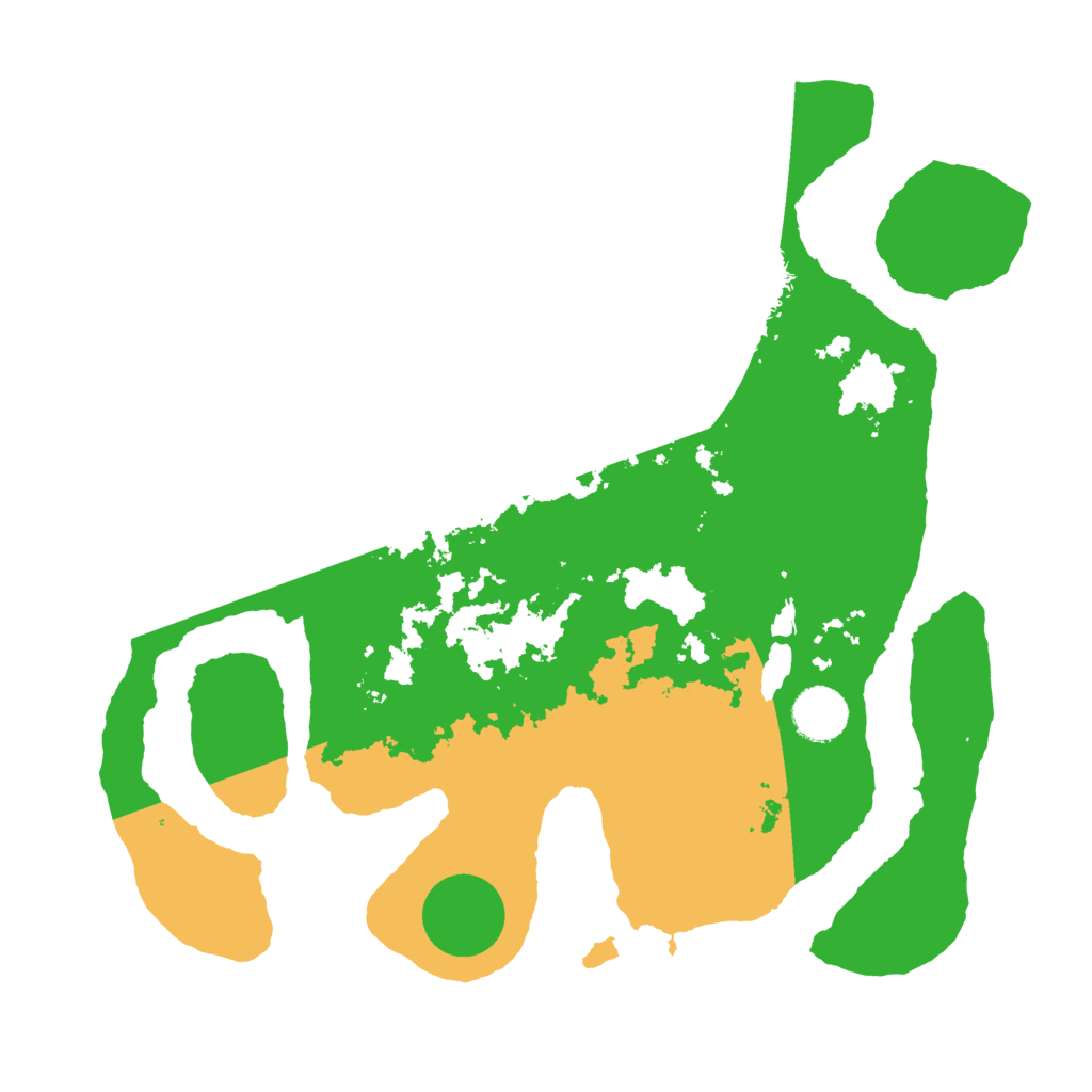 Biome Rust Map: Barren, Size: 3500, Seed: 2580859