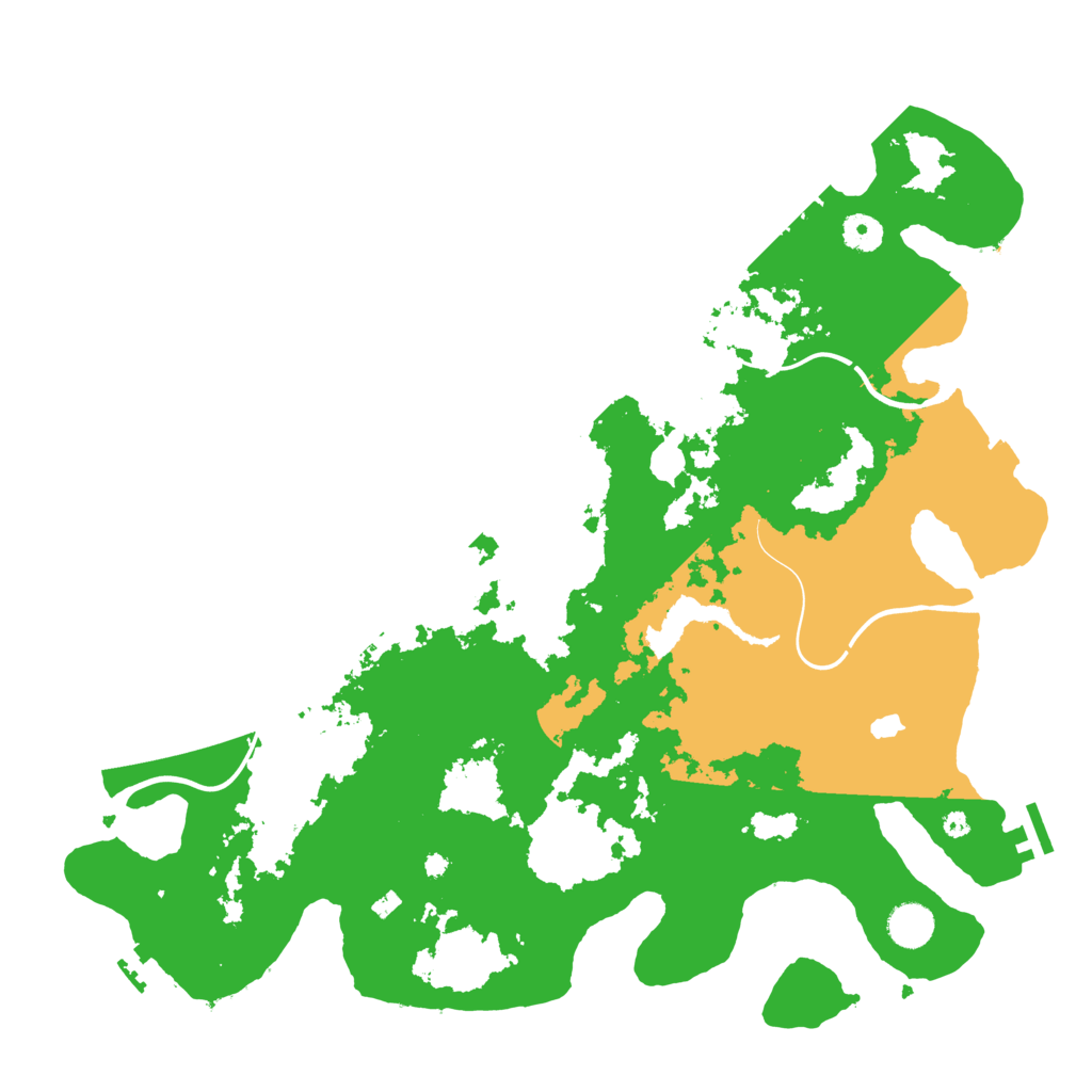 Biome Rust Map: Procedural Map, Size: 4200, Seed: 702282671