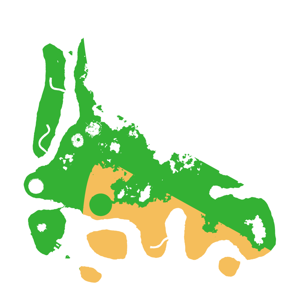 Biome Rust Map: Procedural Map, Size: 3500, Seed: 2786551