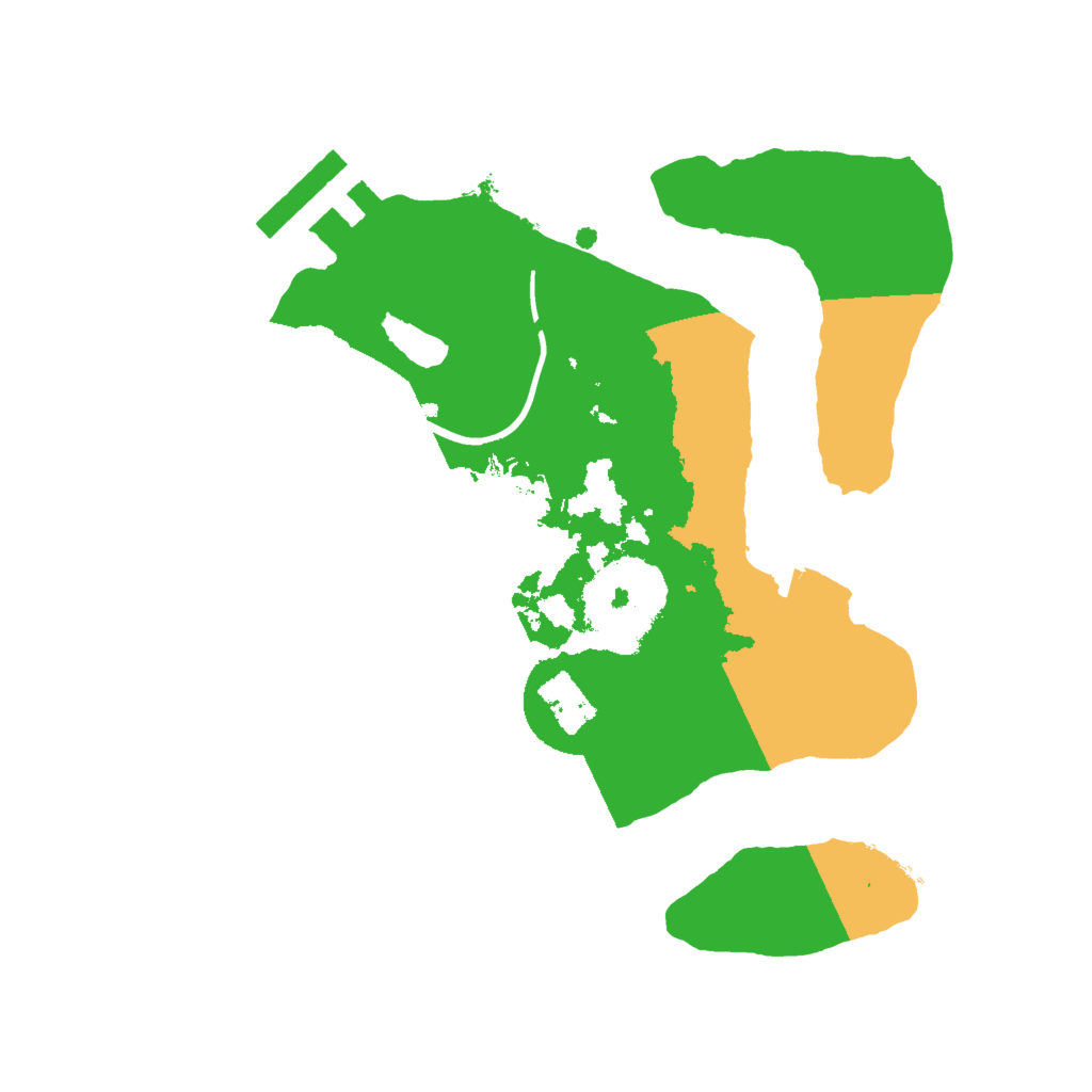 Biome Rust Map: Procedural Map, Size: 2048, Seed: 3687157
