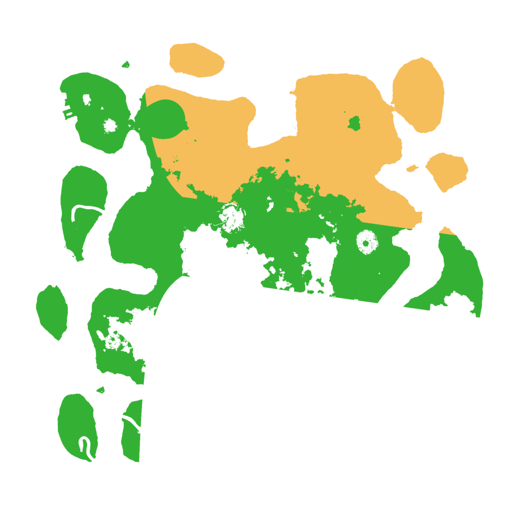 Biome Rust Map: Procedural Map, Size: 3500, Seed: 232934