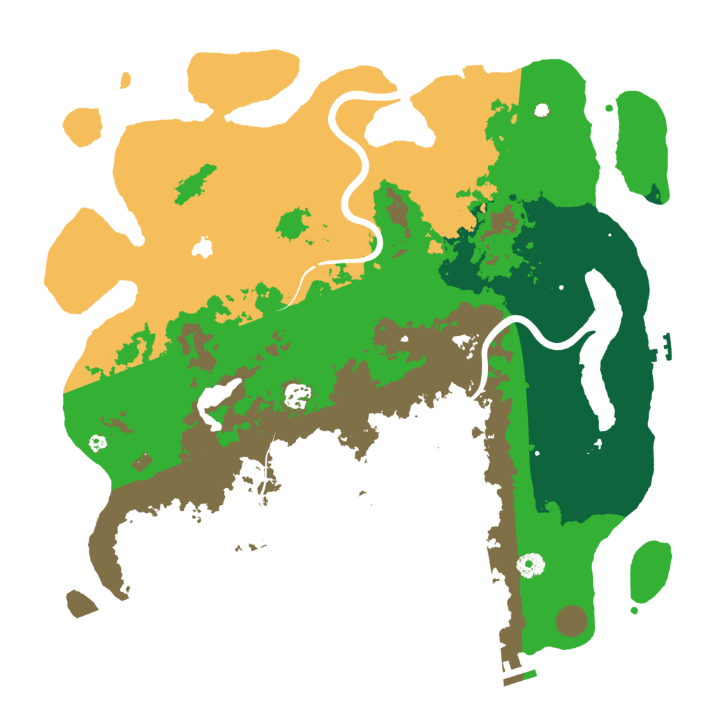 Biome Rust Map: Procedural Map, Size: 4000, Seed: 6445501