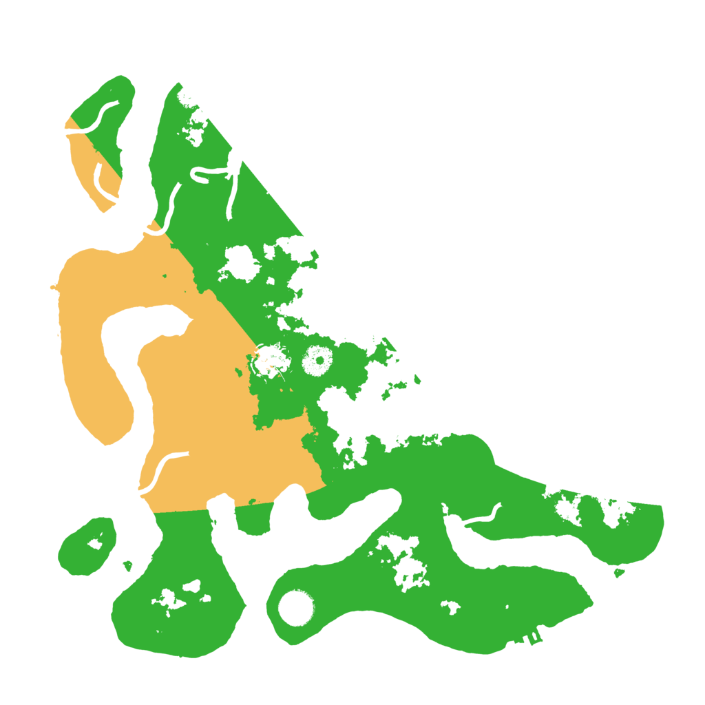 Biome Rust Map: Procedural Map, Size: 3500, Seed: 614439416