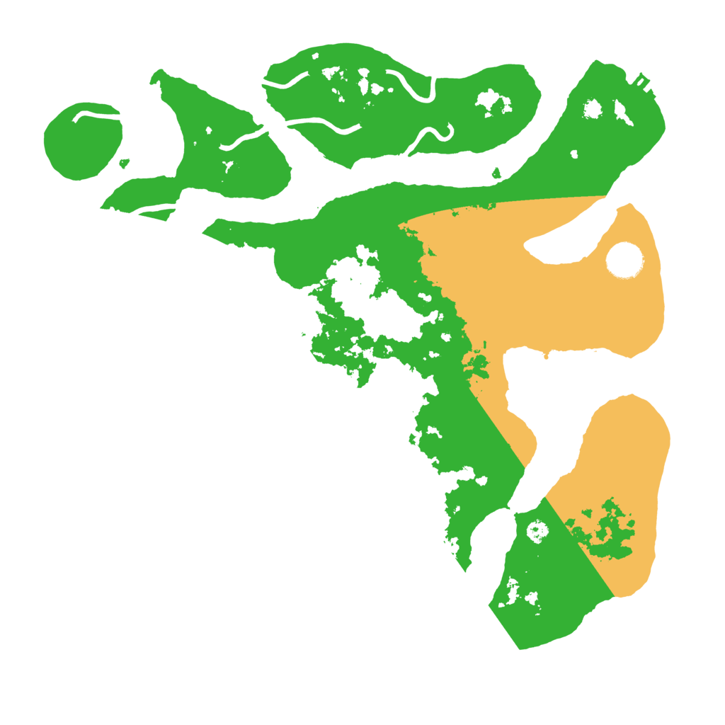 Biome Rust Map: Procedural Map, Size: 3500, Seed: 2000242