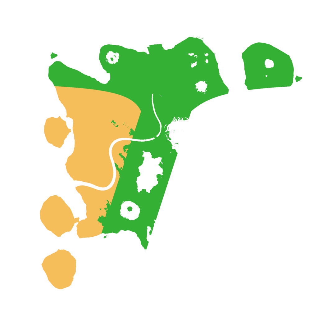Biome Rust Map: Procedural Map, Size: 2500, Seed: 243208212