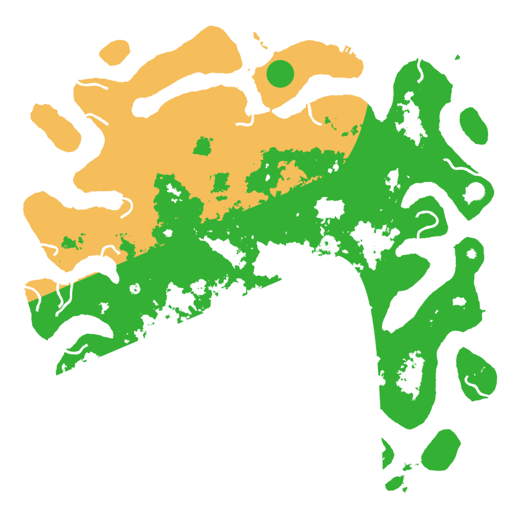 Biome Rust Map: Procedural Map, Size: 5000, Seed: 1178