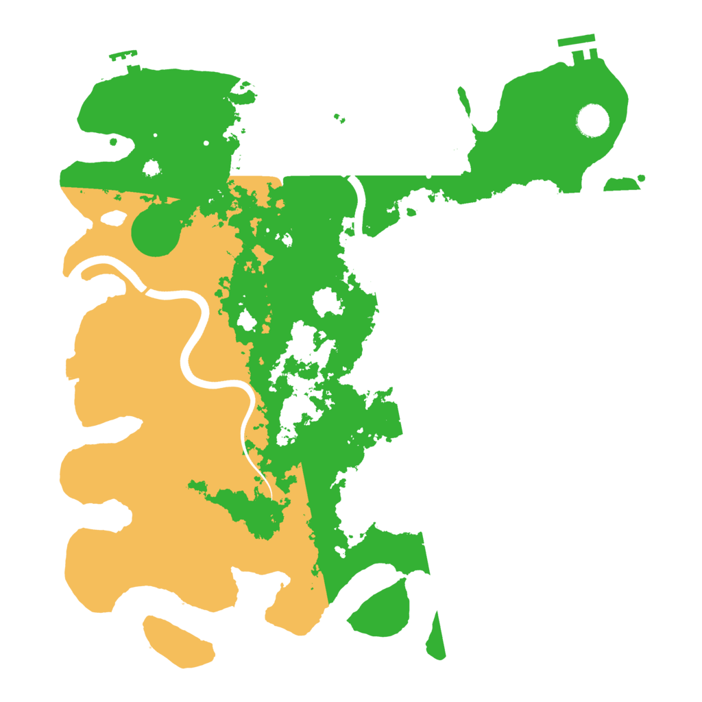 Biome Rust Map: Procedural Map, Size: 3800, Seed: 487260193