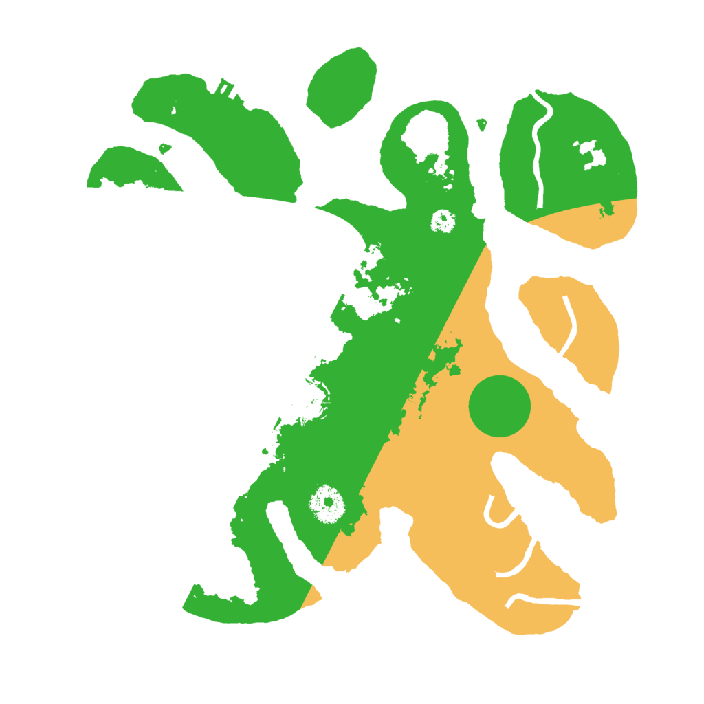 Biome Rust Map: Procedural Map, Size: 3000, Seed: 3244