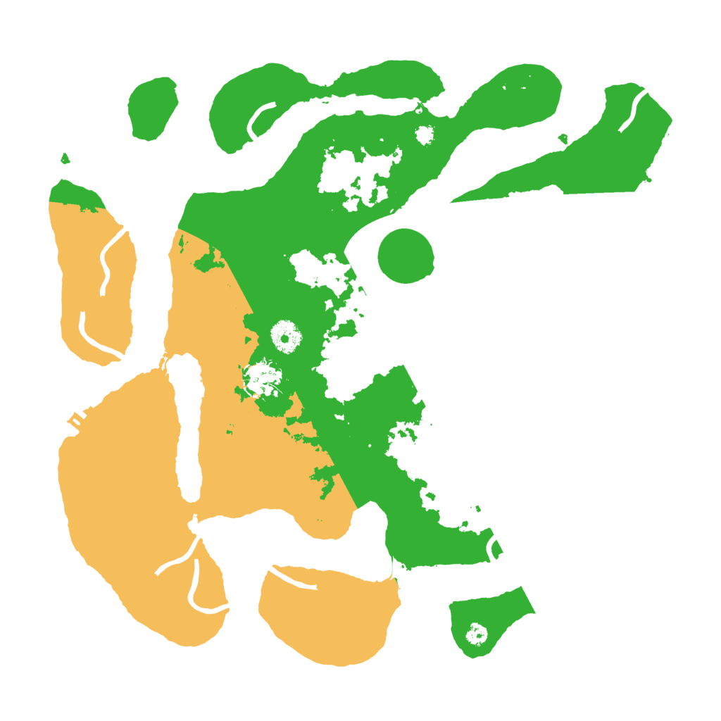 Biome Rust Map: Procedural Map, Size: 3500, Seed: 1296431586