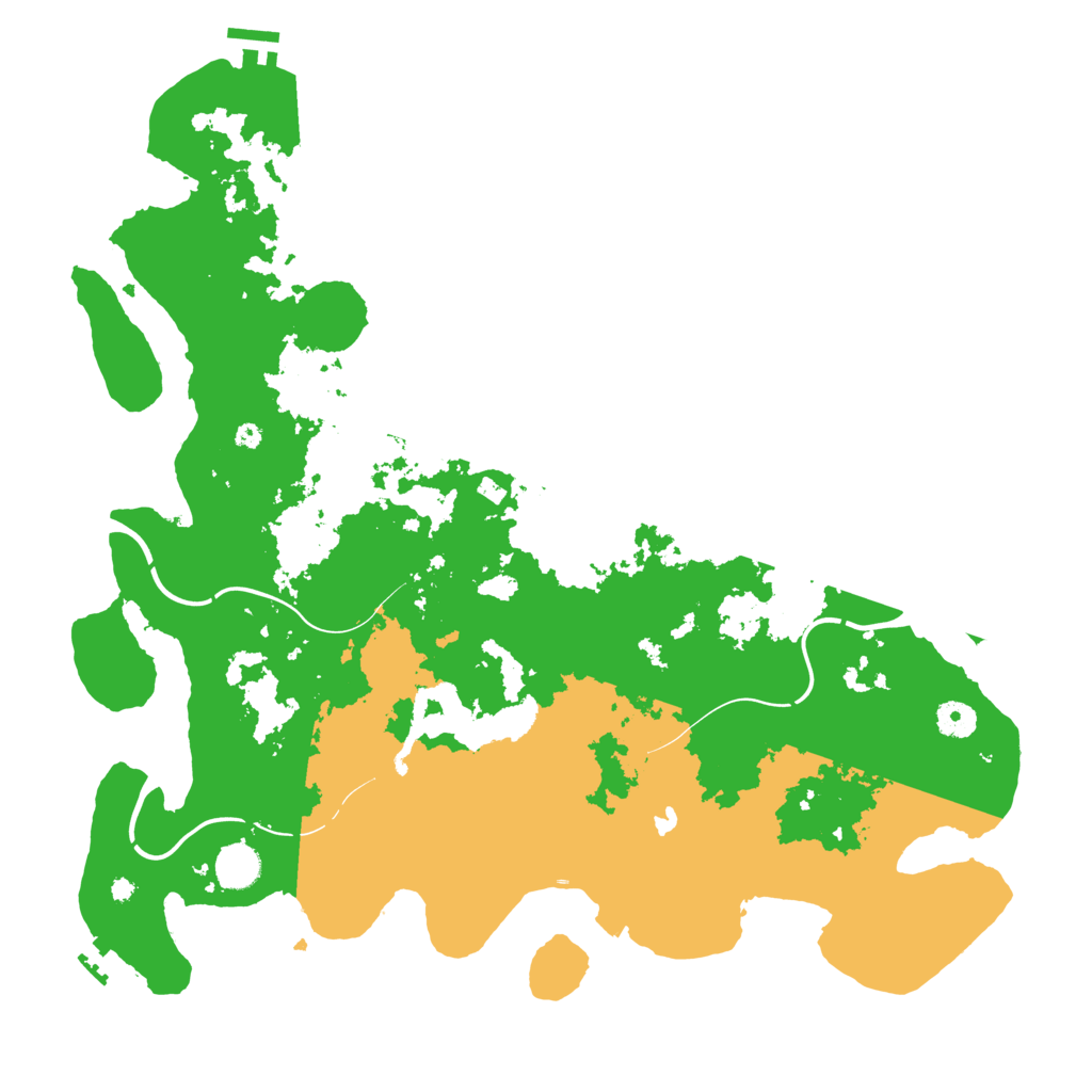 Biome Rust Map: Procedural Map, Size: 4250, Seed: 10422