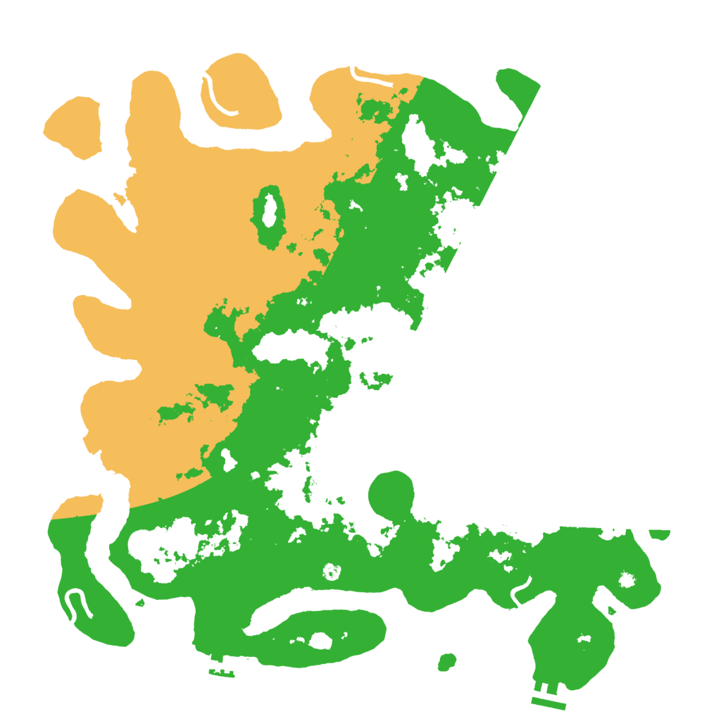 Biome Rust Map: Procedural Map, Size: 4200, Seed: 107489011