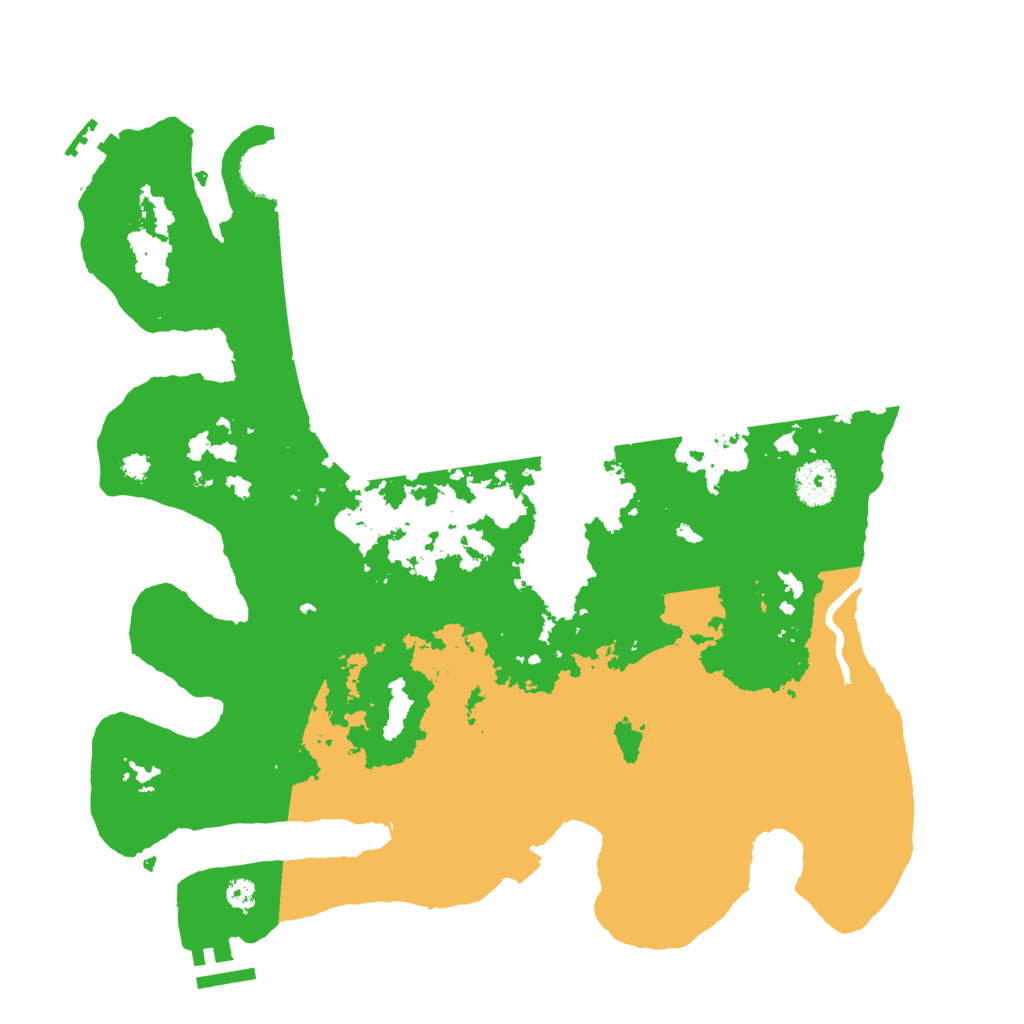Biome Rust Map: Procedural Map, Size: 3500, Seed: 201042022