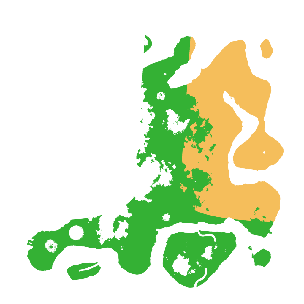 Biome Rust Map: Procedural Map, Size: 3700, Seed: 4656022